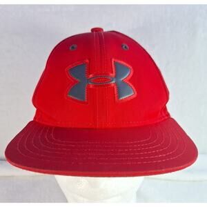 Under Armour Adjustable Snapback Hat Youth Size Red